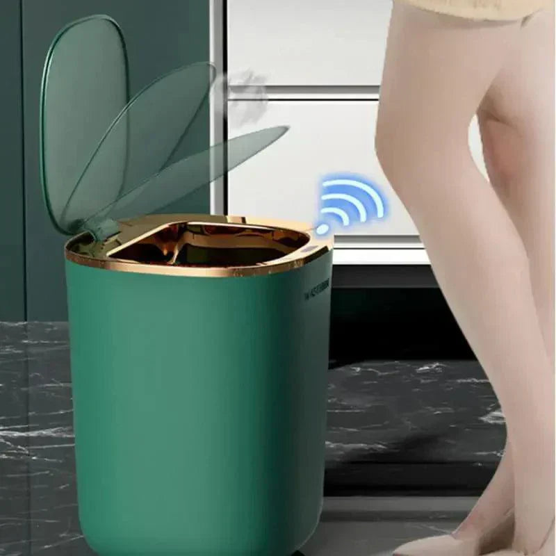 COMPRE 1 LEVE 2 Lixeira para Banheiro e Cozinha Automática com Sensor Lenogue a Bateria