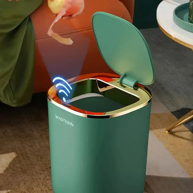 COMPRE 1 LEVE 2 Lixeira para Banheiro e Cozinha Automática com Sensor Lenogue a Bateria